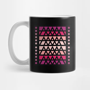 “Dimensional Mountains” - V.5 Red - (Geometric Art) (Dimensions) - Doc Labs Mug